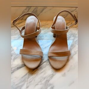 NWT bp Women's Cream Heels - Size 9M